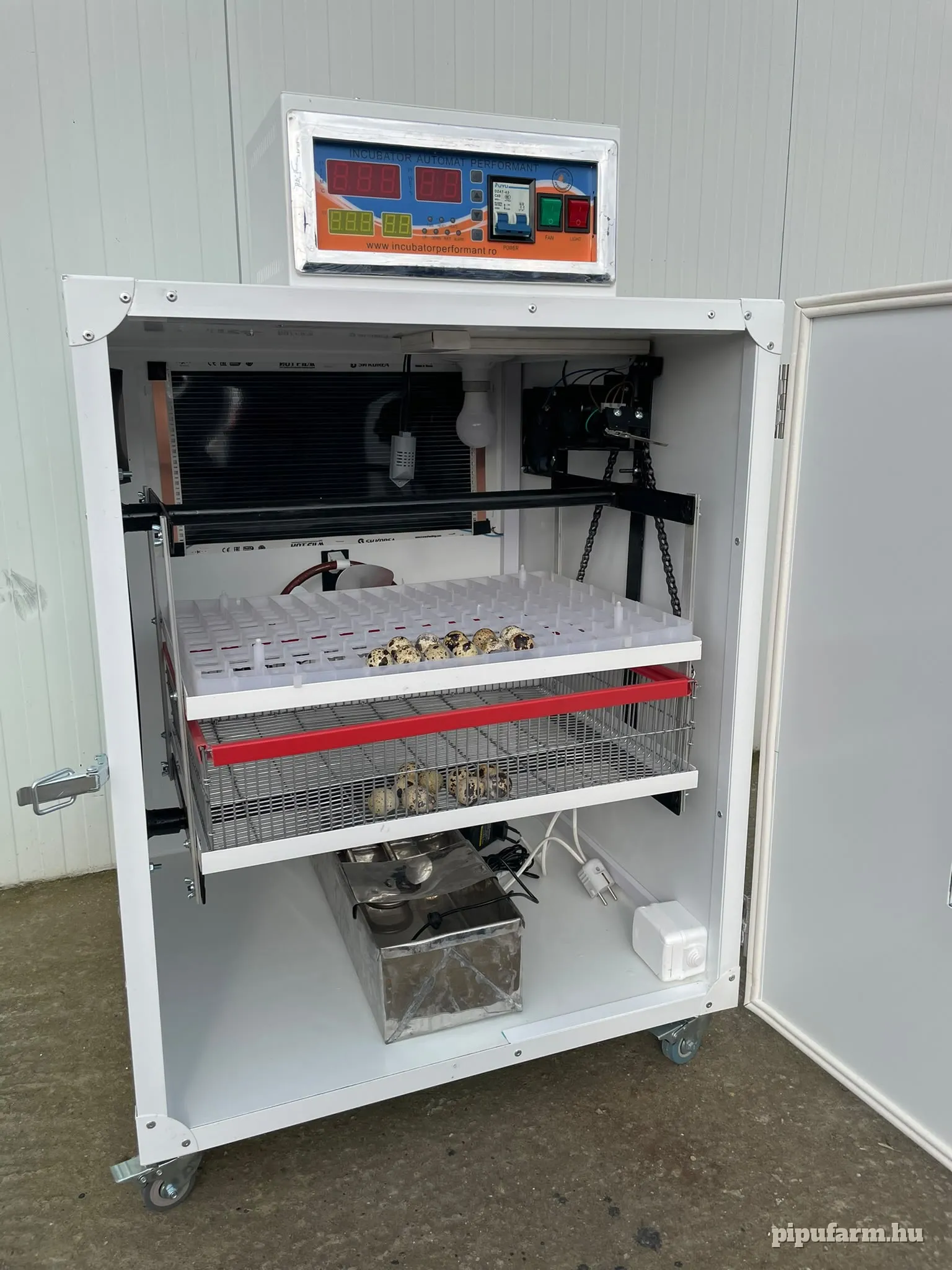 Automata keltetőgép IP-2S – 176 tojás – 7. kép