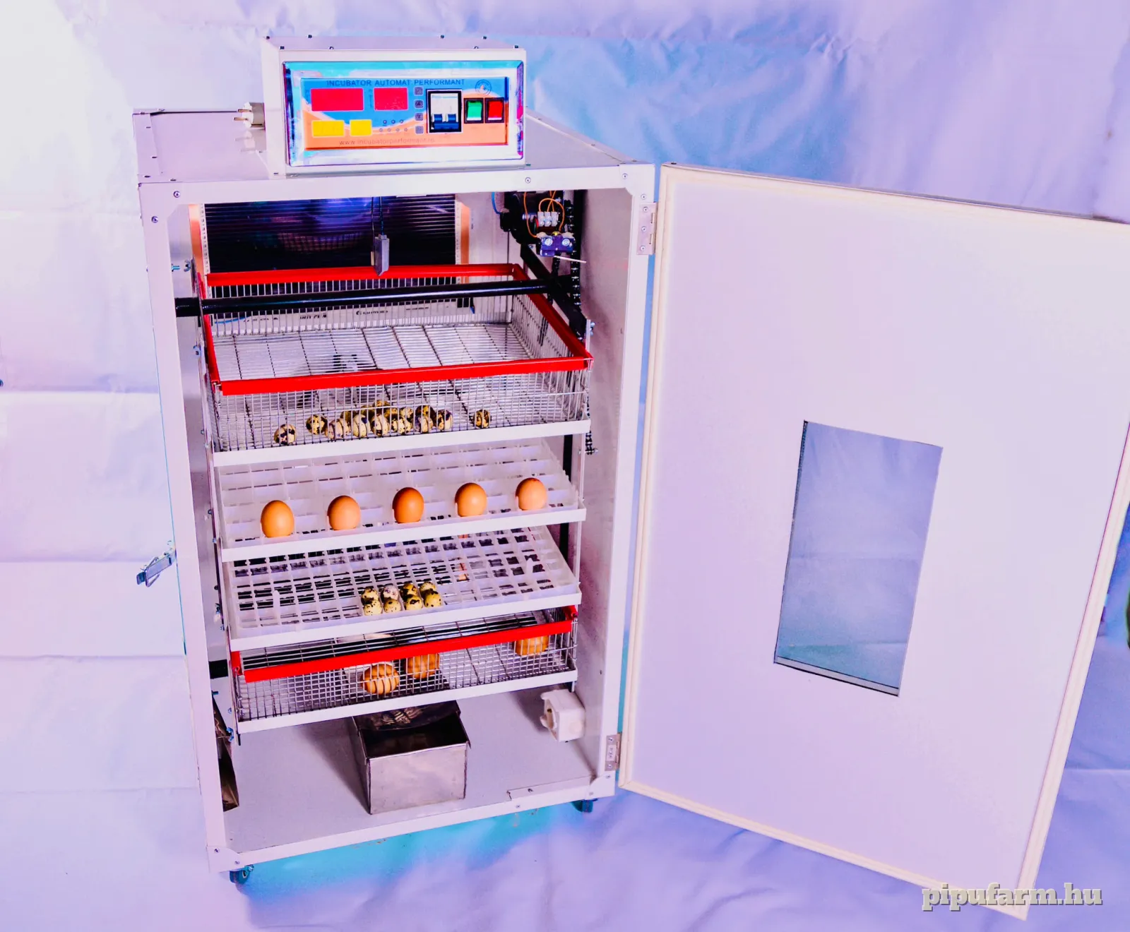 Automata keltetőgép IP-4S – 352 tojás – 2. kép